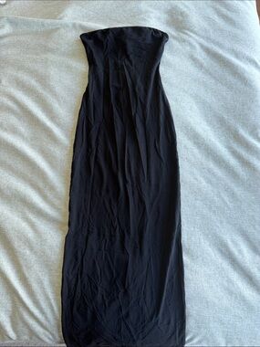 House of CB Strapless Black Maxi Dress - Classic Women’s Evening Dress